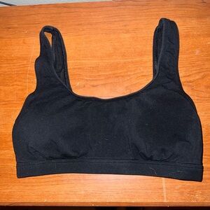 PINK Black lounge bralette